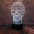 3D Лампа Череп - миниатюра - рис 4.