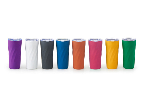 Подарочный набор FAMILY с термосом и термокружкой, желтый - рис 5.