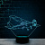 3D светильник Самолет Цессна - миниатюра - рис 6.