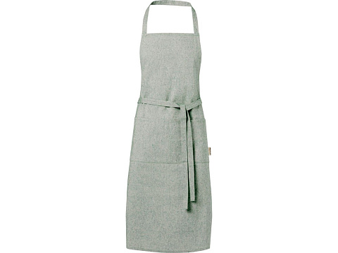 Pheebs 200 g/m2 recycled cotton apron, зеленый яркий