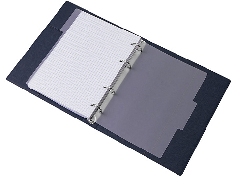 Блокнот на кольцах Favor, темно-синий - рис 7.