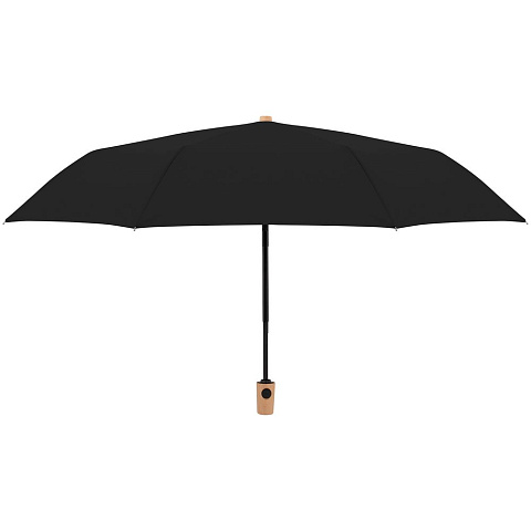 Зонт складной Nature Magic, черный - рис 3.