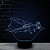 3D светильник Самолет Цессна - миниатюра - рис 5.
