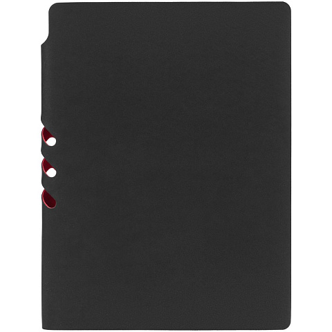 Ежедневник Flexpen Black, недатированный, черный с красным - рис 5.
