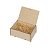 Деревянная коробка из березы с наполнителем-стружкой (21х16 см) - миниатюра - рис 2.