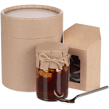 Подарочный набор "Мед + чай" в тубусе