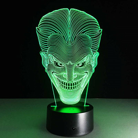 3D светильник Джокер - рис 4.