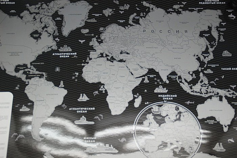Скретч карта мира black - рис 3.