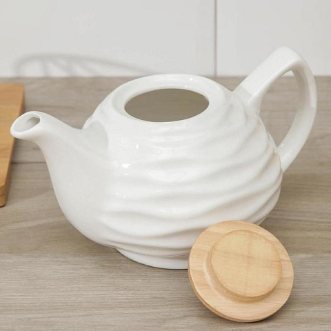 Чайный набор из керамики с подставкой (5 предметов) - рис 6.