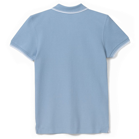 Рубашка поло женская Practice Women 270, голубая с белым - рис 3.
