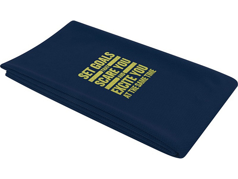 Althea спортивное полотенце 70х140 см - Темно - синий - рис 4.