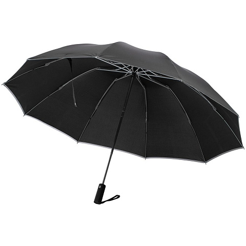 Складной зонт-наоборот Savelight со светоотражающим кантом - рис 2.