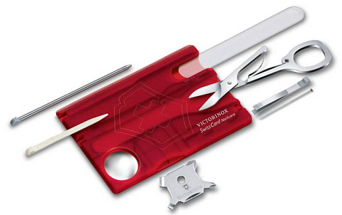 Набор инструментов SwissCard Nailcare, красный - рис 3.