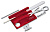 Набор инструментов SwissCard Nailcare, красный - миниатюра - рис 3.
