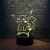 3D светильник Пикачу - миниатюра - рис 2.