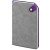 Ежедневник Corner, недатированный, серый с фиолетовым - миниатюра