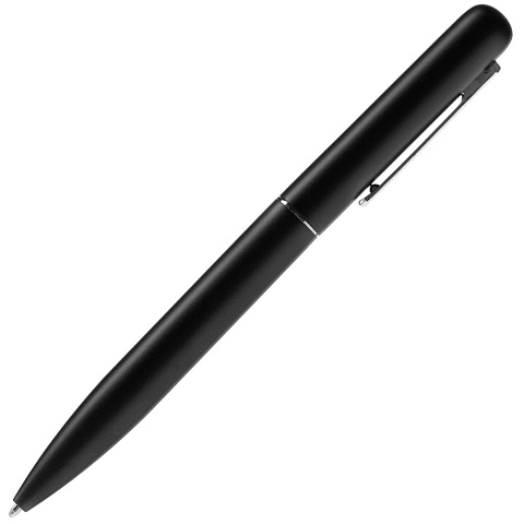 Ручка шариковая Scribo, матовая черная - рис 5.