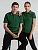 Рубашка поло женская Practice Women 270, зеленая с белым - миниатюра - рис 7.