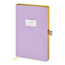 Ежедневник недатированный А5 Zefir с нашивкой, сиреневый