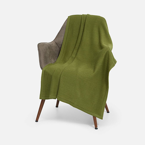 Плед Ornato, зеленый (лавровый) - рис 2.