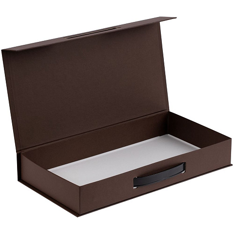 Коробка с ручкой Platt, коричневая - рис 5.