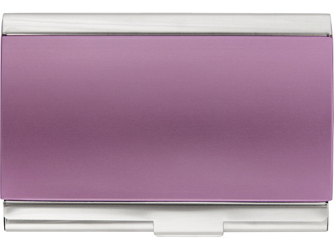 Визитница Смит, фиолетовый/серебристый - рис 3.