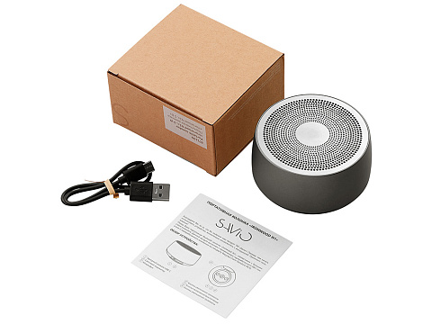 Портативная колонка Ironwood N1, 5 Вт, темно-серый - рис 7.