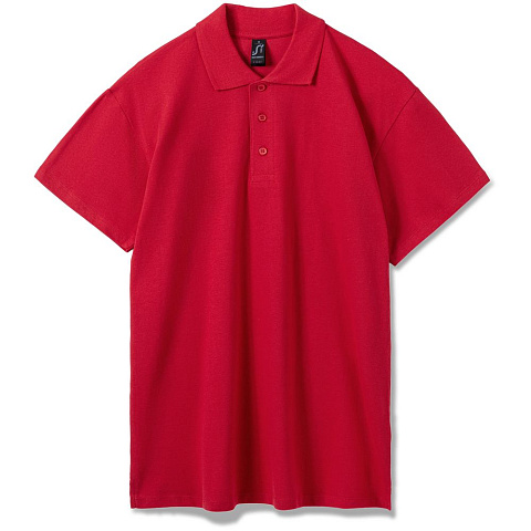 Рубашка поло мужская Summer 170, красная - рис 2.