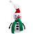 Елочная игрушка «Снеговик» - миниатюра - рис 2.