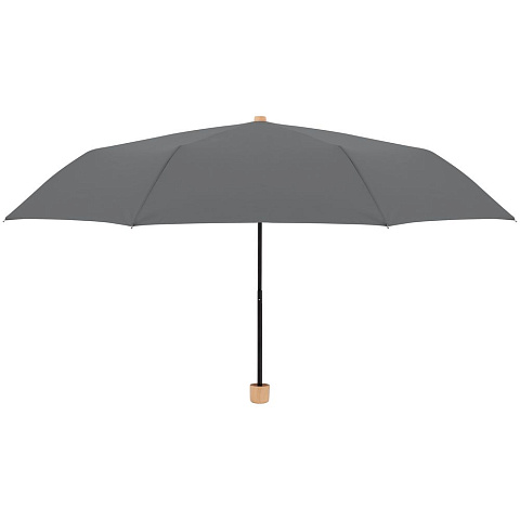Зонт складной Nature Mini, серый - рис 3.