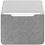 Чехол для ноутбука Nubuk, светло-серый - миниатюра - рис 6.