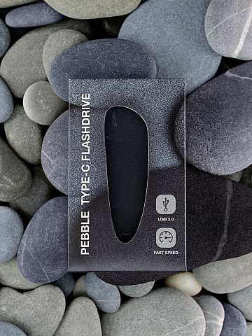 Флешка Pebble Type-C, USB 3.0, черная, 32 Гб - рис 9.