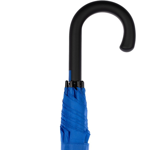 Зонт-трость Undercolor с цветными спицами, голубой - рис 6.