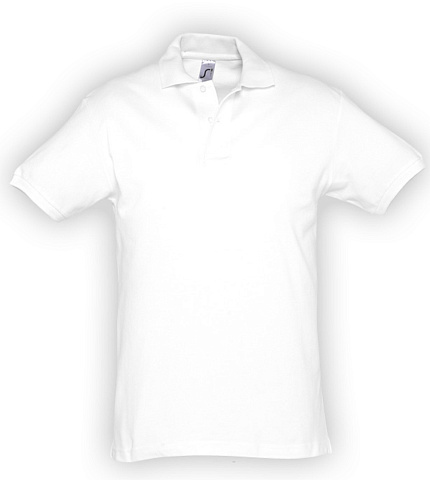 Рубашка поло мужская Spirit 240, белая - рис 2.