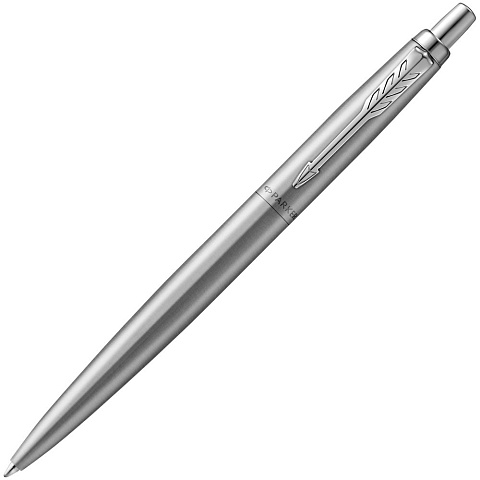 Ручка шариковая Parker Jotter XL Monochrome Grey, серебристая - рис 2.