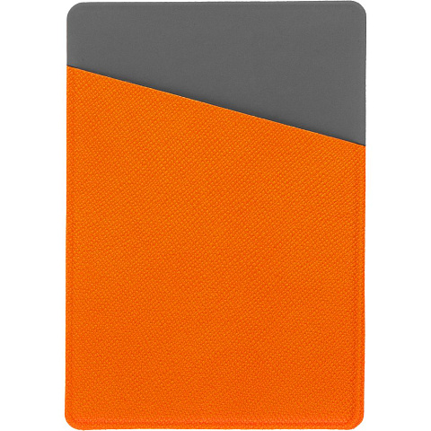 Картхолдер Dual, серо-оранжевый - рис 3.