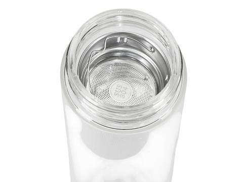 Стеклянный термос с индикатором температуры Tapp, 500 мл, серебристый - рис 3.