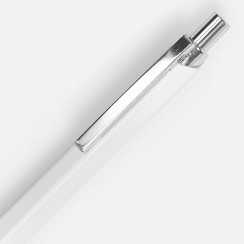 Ручка шариковая Alumno, белая - рис 4.