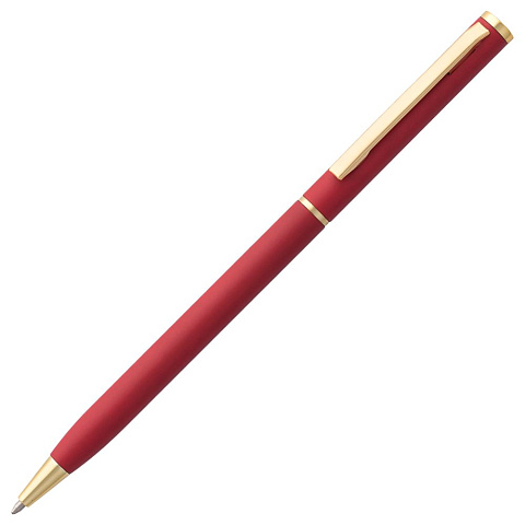 Ручка шариковая Hotel Gold, ver.2, матовая красная - рис 2.