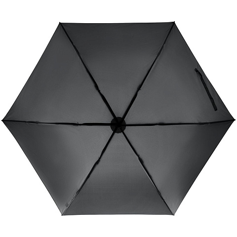 Зонт складной Zero 99, темно-серый (графит) - рис 3.