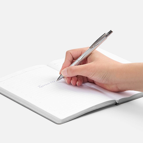 Ручка шариковая SparkLine, серебристая - рис 5.