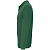 Рубашка поло унисекс с длинным рукавом Planet LSL, темно-зеленая - миниатюра - рис 3.