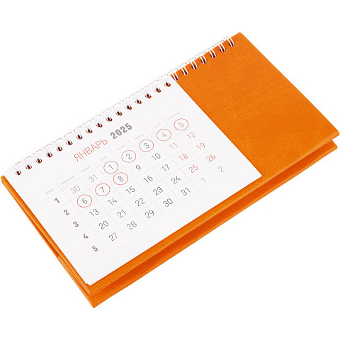 Календарь настольный Brand, оранжевый - рис 4.