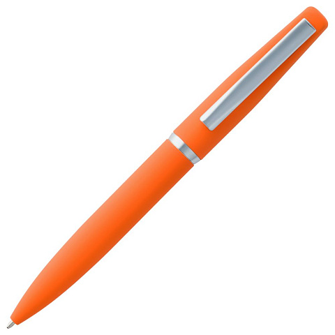 Ручка шариковая Bolt Soft Touch, оранжевая - рис 4.