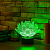 3D светильник Цветок лотоса - миниатюра - рис 2.