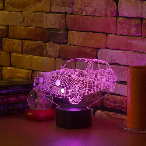 3D светильник Ретро Авто - рис 4.