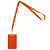 Лента с карабином Colorplan, оранжевая - миниатюра - рис 3.