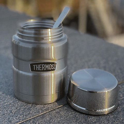 Термос для еды Thermos SK3000, серебристый - рис 5.