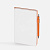 Ежедневник White Shall, недатированный, бело-оранжевый - миниатюра - рис 5.