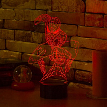 3D светильник Человек Паук